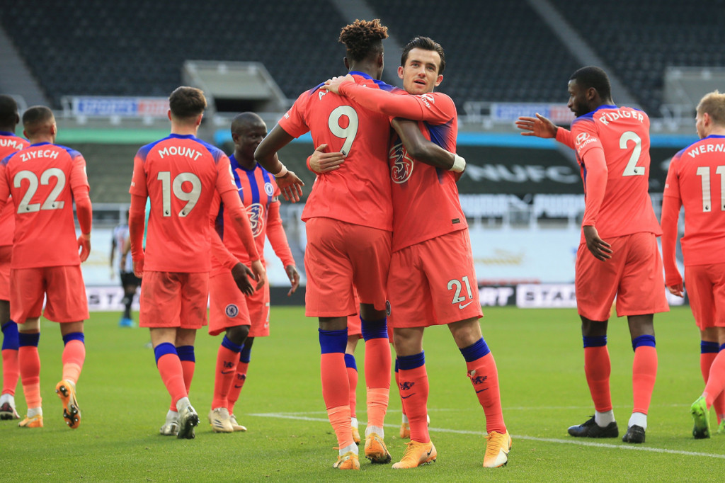 Raihan poin Chelsea sama dengan Leicester City dan Tottenham Hotspur di posisi dua serta tiga, dan unggul satu poin dari Liverpool di peringkat empat. AFP Photo/Lindsey Parnaby