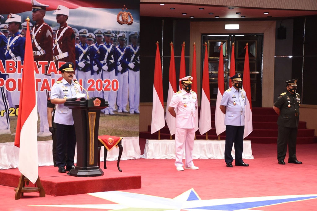 Panglima TNI dalam sambutannya menyampaikan bahwa pendidikan di kawah Chandradimuka bertujuan untuk mewujudkan soliditas sebagai pondasi dalam pelaksanaan tugas ke depan. 