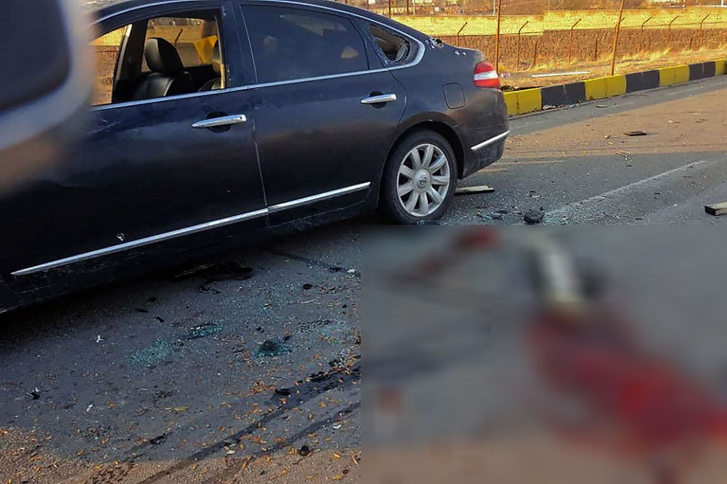 Saksi mata menyebutkan sebuah ledakan terjadi ketika kendaraan Zadeh melintas di jalan desa tersebut, kemudian terjadi penembakan yang menewaskan sejumlah orang.