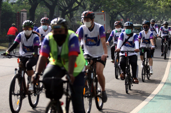 Sebagian besar dari uang pendaftaran Virtual Fun Bike for Edu ini akan disumbangkan kepada guru honorer untuk membantu proses pembelajaran jarak jauh yang diterapkan pemerintah. 