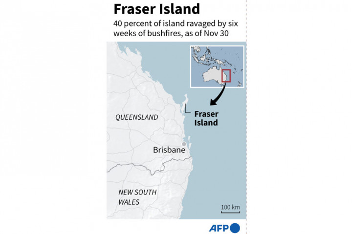 Media Australia melaporkan bahwa beberapa tamu pada Selasa, 1 Desember 2020 diangkut keluar Pulau Fraser, yang juga dikenal dengan nama aslinya K'gari, ketika kondisi cuaca memburuk.