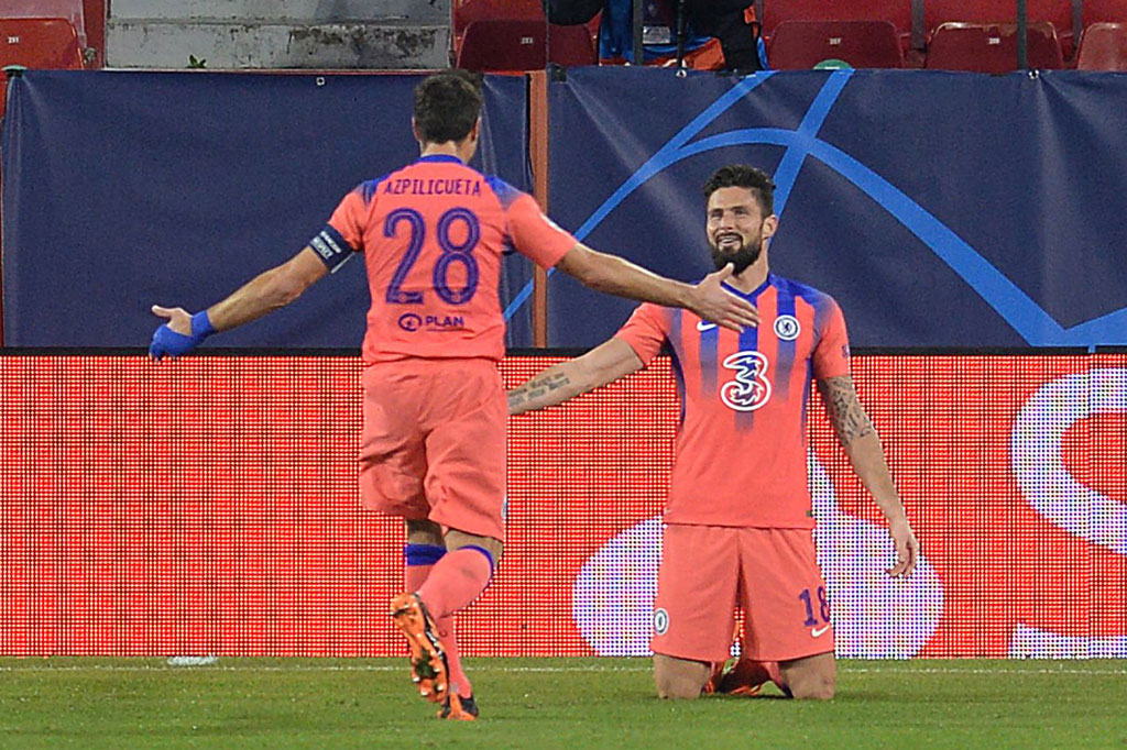 Pada menit ke-54 Chelsea baru bisa menggandakan keunggulan ketika Giroud menyelesaikan umpan kiriman Mateo Kovacic dengan sontekan yang memperdaya kiper Alfonso Pastor.