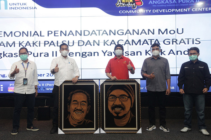 Program pembagian kaki palsu gratis ini sebagai wujud BUMN hadir untuk negeri.
