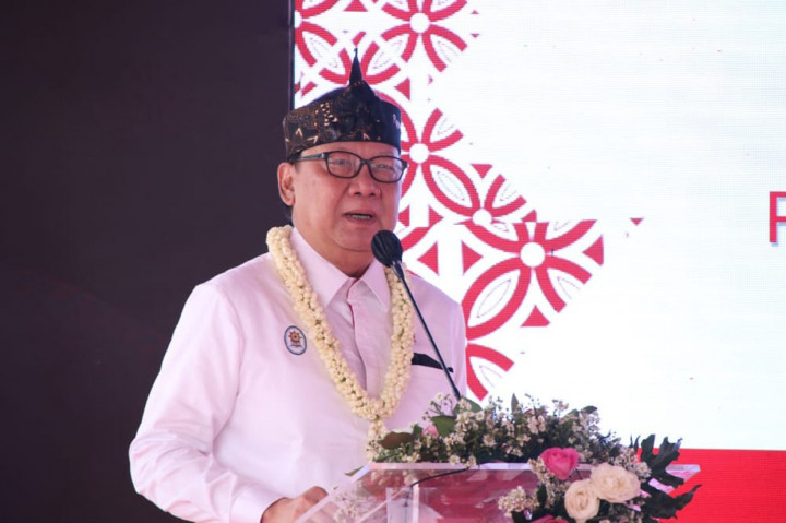 Menteri Pemberdayaan Aparatur Negara dan Reformasi Birokrasi (Menpan-RB), Tjahjo Kumolo meresmikan Mal Pelayanan Publik (MPP) Madukara Purwakarta.