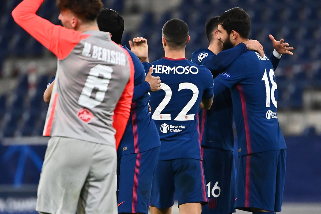 Atletico kembali berhasil membobol gawang tuan rumah pada menit ke-86. Pertahanan Salzburg sedikit lengah, dan Correa mengirimkan umpan silang untuk disambar Yannick Carrasco.