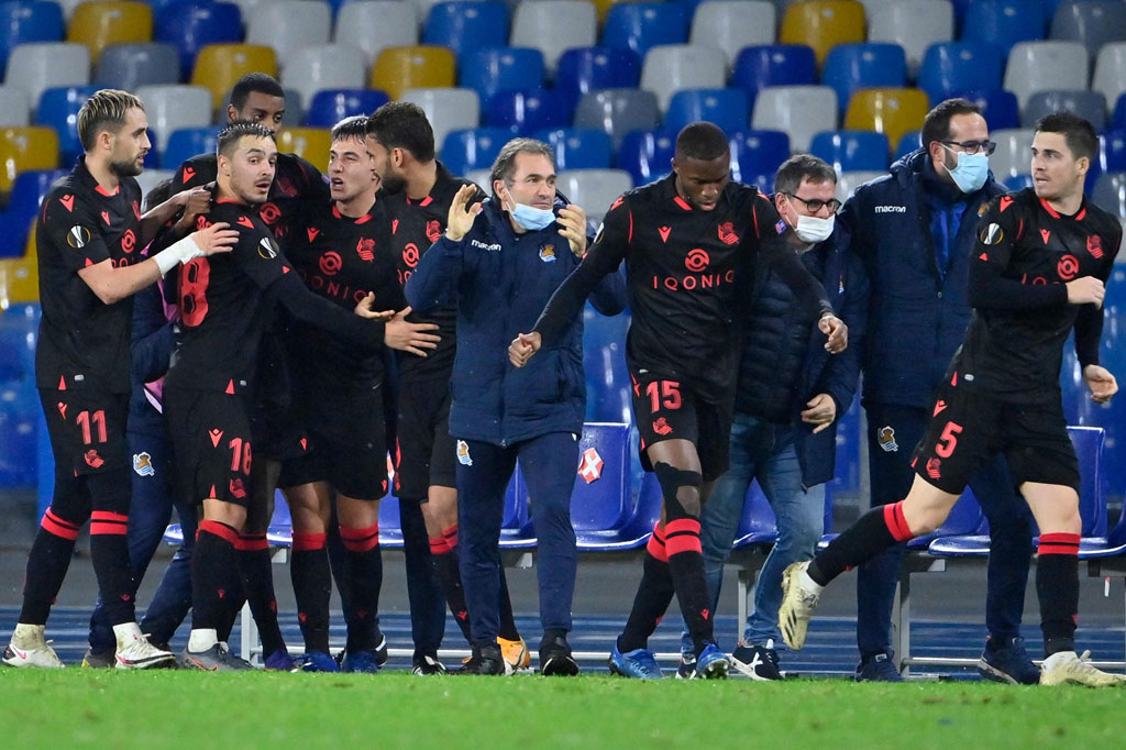 Saat laga dirasa akan berakhir 1-0 untuk kemenangan Napoli, penyerang Sociedad Willian Jose memaksa kedudukan imbang 1-1 pada menit ke-90+2. Gol tersebut memastikan Sociedad ke babak 32 besar.