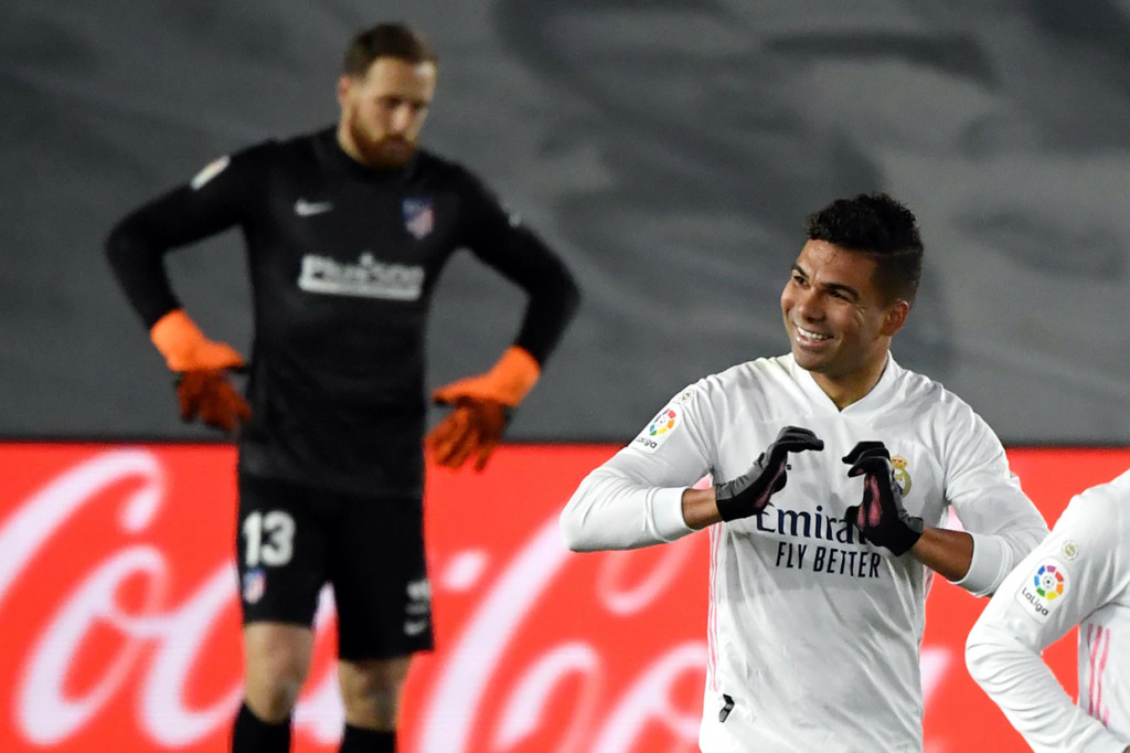 Madrid membuka keunggulan di menit 15 lewat Casemiro. 