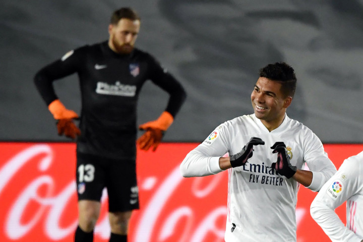 Madrid membuka keunggulan di menit 15 lewat Casemiro. 