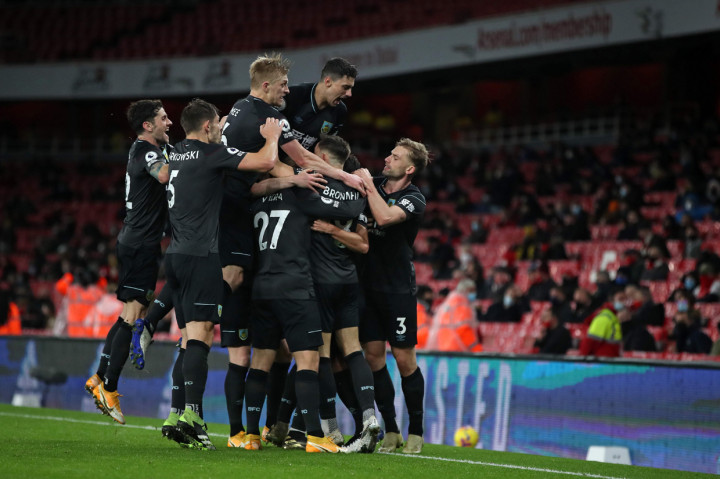 Arsenal kalah saat menjamu Burnley di lanjutan Liga Inggris. Bertanding di Emirates Stadium. AFP Photo/Nick Potts