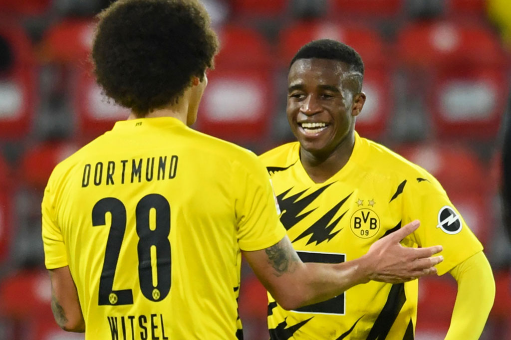 Moukoko mengukir sejarah sebagai pencetak gol termuda di Liga Jerman dalam usia 16 tahun 28 hari.