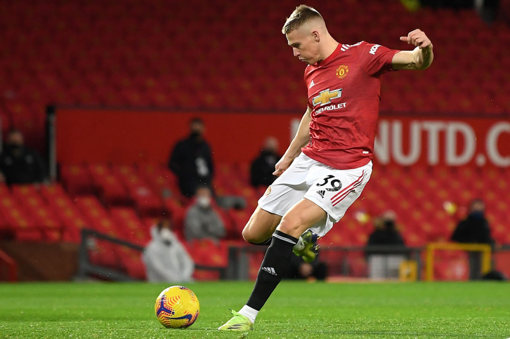 Dua gol awal Man Utd bahkan dihasilkan oleh Scott McTominay di tiga menit awal pertandingan. AFP Photo/Michael Regan
