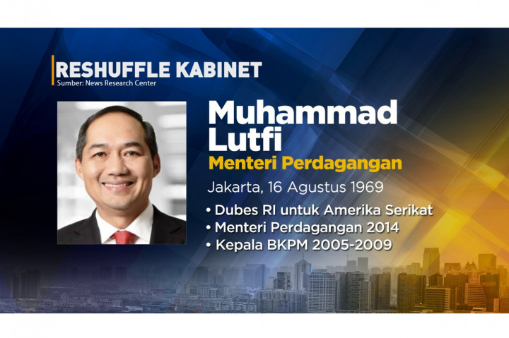 Muhammad Luthfi menjabat sebagai Menteri Perdagangan