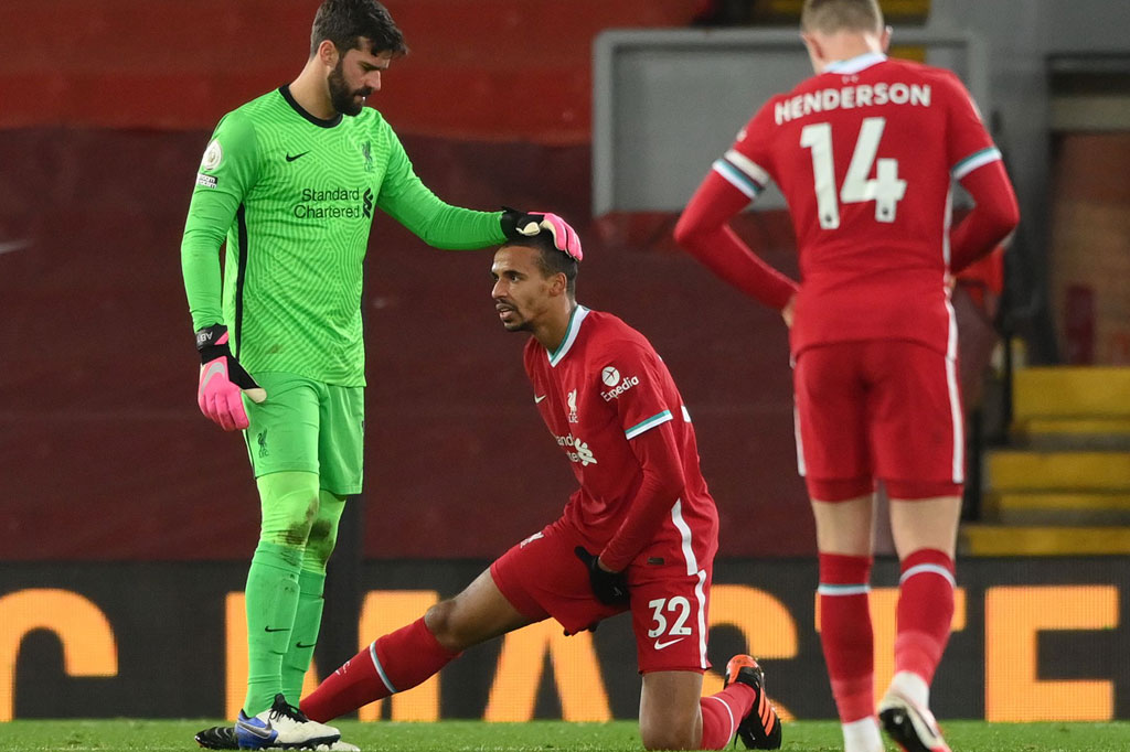 Pada menit ke-60 Matip harus meninggalkan lapangan karena cedera dan digantikan bek muda Rhys Williams pada menit ke-60.