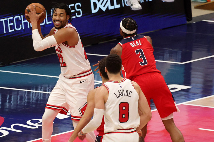 Sementara Zach LaVine meraih 22 poin saat Chicago menang di Washington untuk menyapu seri back-to-back tim.