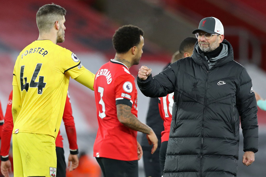 Liverpool tetap di puncak klasemen dengan raihan 33 poin, setara dengan tim peringkat kedua Manchester United, yang punya satu laga simpanan. Sedangkan bagi Southampton (29) kemenangan kali ini membuat mereka naik ke posisi keenam klasemen melewati Everton (29), Aston Villa (26) dan Chelsea (26).