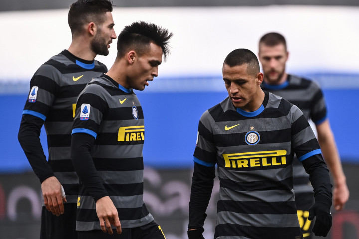 Inter Milan takluk 1-2 dari tuan rumah Sampdoria pada lanjutan pekan ke-16 Liga Italia 2020-2021.