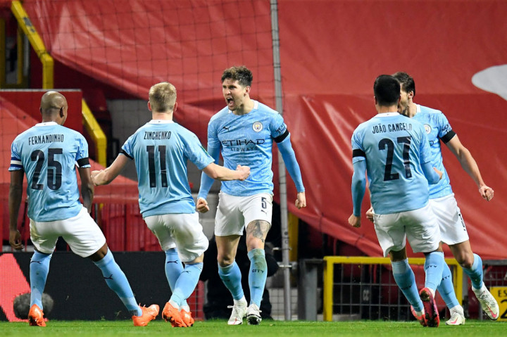 Lima menit memasuki babak kedua, John Stones memecahkan kebuntuan untuk membawa City unggul 1-0. Menyambut tendangan bebas Phil Foden, Stones mencocor bola dengan kaki kirinya untuk memperdaya Henderson.