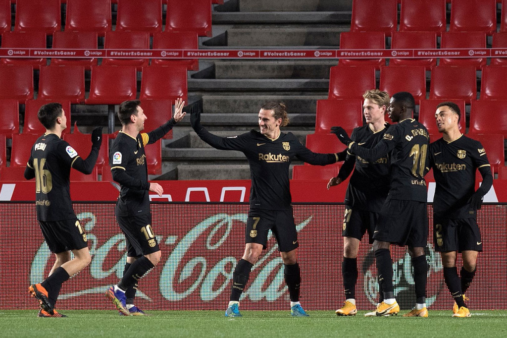 Setelah turun minum, Barcelona menambah pundi-pundi golnya lagi dari sepakan Griezmann untuk menggenapkan kemenangannya menjadi 4-0.