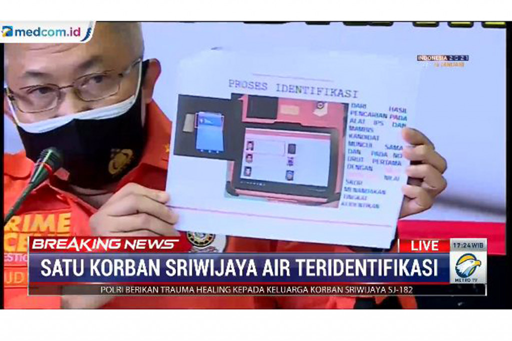 Menurut Rusdi, korban berjenis kelamin laki-laki itu teidentifikasi dalam proses rekonsialisasi atau pencocokan yang mulai dilakukan hari ini. 