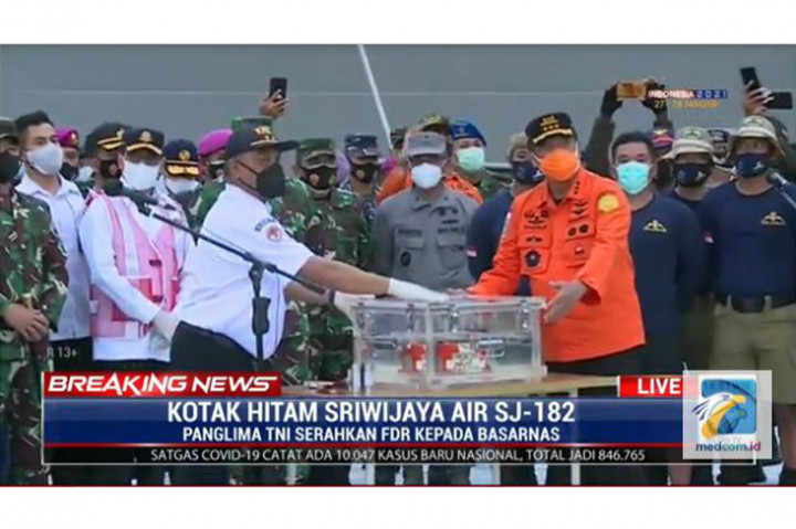 Selanjutnya setelah tiba di JICT, kotak hitam  diserahkan ke tim Komite Nasional Keselamatan Transportasi (KNKT) untuk meneliti lebih lanjut.