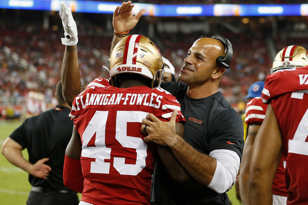 Sebelum di San Francisco, Saleh menjabat sebagai asisten pertahanan di Jacksonville Jaguars, Seattle Seahawks, dan Houston Texans.