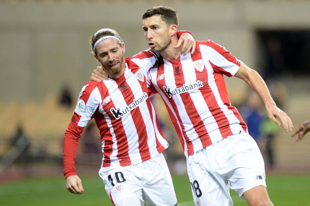 Sementara Bilbao cuma membalas lewat gol Oscar De Marcos di menit ke-42. AFP Photo/Cristina Quicler