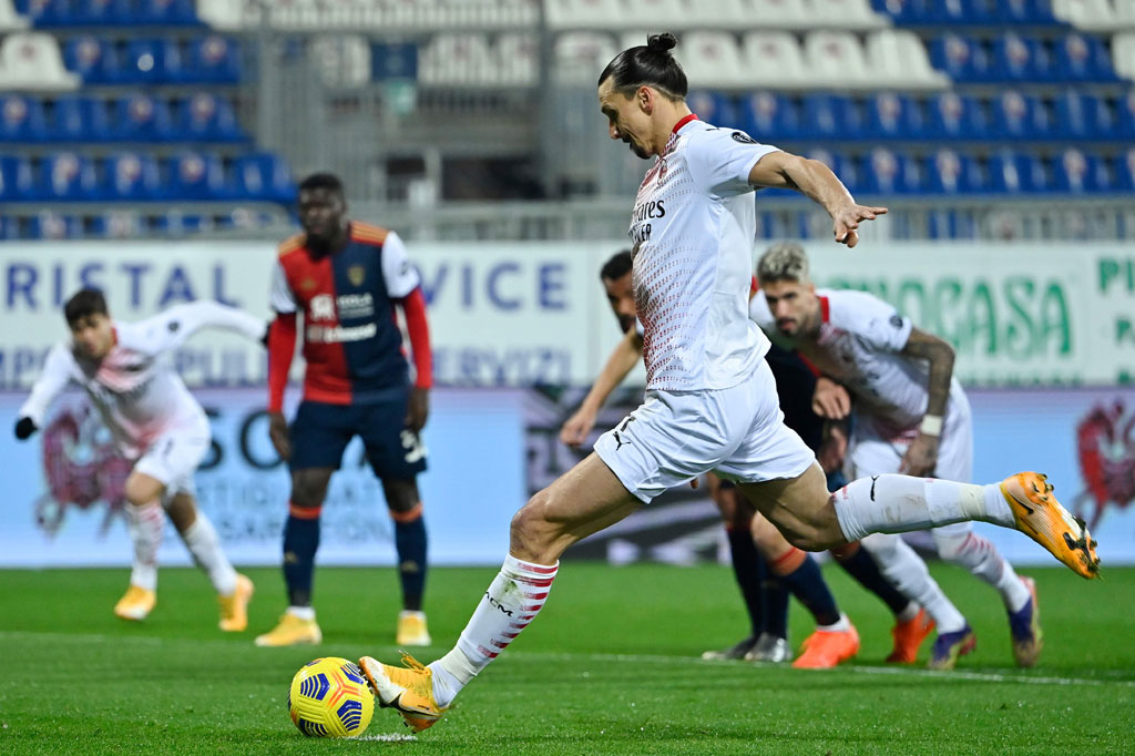 Ibrahimovic sendiri yang mengeksekusi penalti dan ia sukses menunaikan tugasnya.