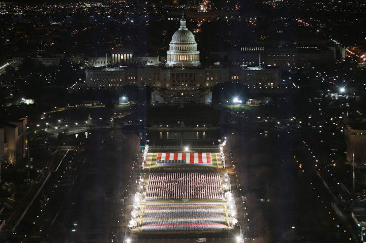 Karenanya, jumlah kerumunan pada 20 Januari akan sangat dibatasi. Hanya 1.000 tiket yang akan tersedia, bukan 200.000 seperti biasanya. AFP Photo/Joe Raedle