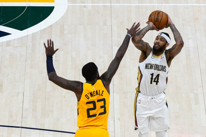 Sementara Brandon Ingram adalah satu-satunya pemain New Orleans lain yang mengemas dua angka yaitu 17 poin.