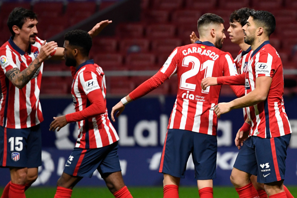 Namun skuad asuhan Diego Simeone itu akhirnya berhasil meraup tiga poin lewat gol-gol dari Joao Felix (23'), Luis Suarez (54'), dan Angel Correa (72').