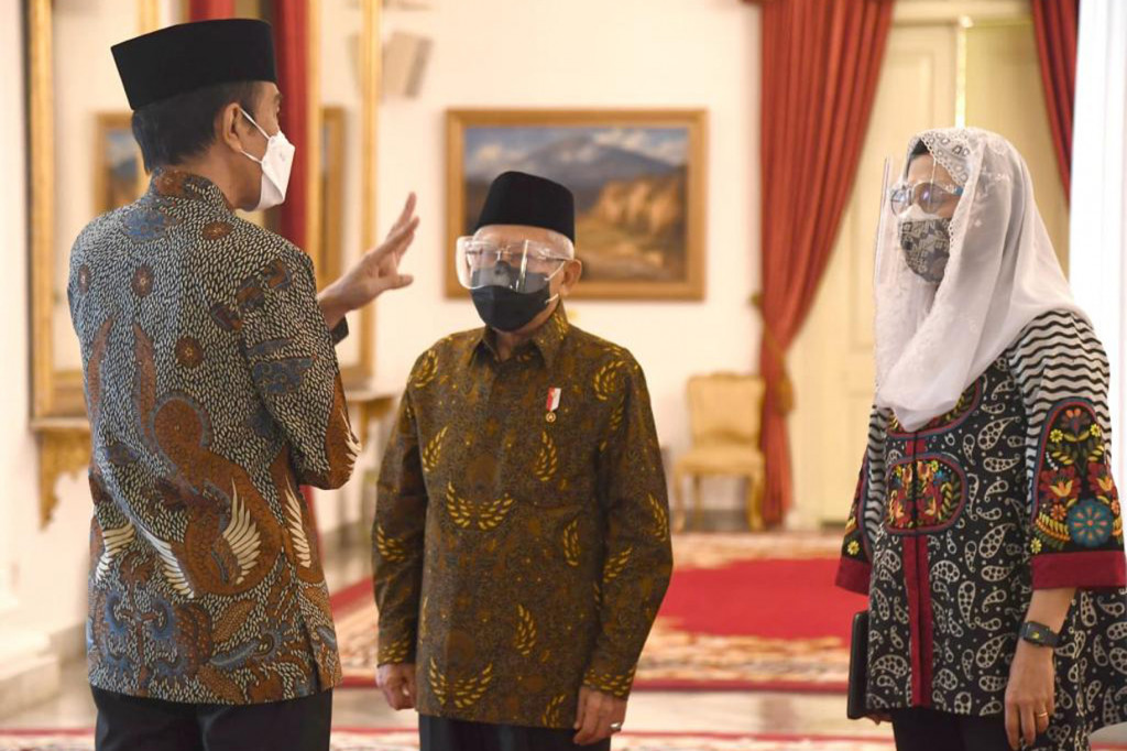 Peresmian itu dilakukan di Istana Negara, Jakarta, dihadiri Wakil Presiden Ma'ruf Amin, sejumlah menteri Kabinet Indonesia Maju, Gubernur Bank Indonesia, Ketua Otoritas Jasa Keuangan (OJK), hingga para kepala daerah.