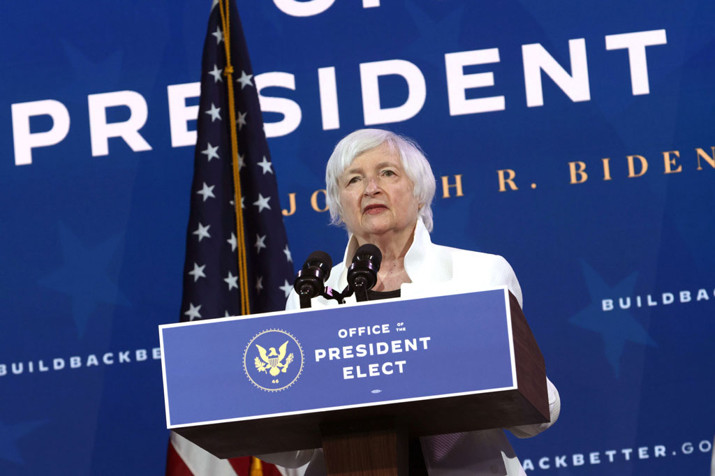 Perannya akan sangat penting dalam minggu-minggu pertama pemerintahan baru, karena dia akan menjabat sebagai negosiator kunci dengan Kongres dalam upaya untuk memenangkan persetujuan untuk paket penyelamatan senilai USD1,9 triliun dari Presiden Joe Biden untuk membantu ekonomi AS pulih dari krisis covid-19.