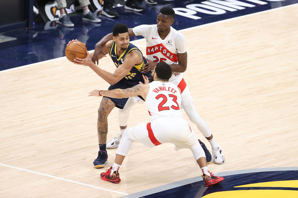 Jeremy Lamb menambahkan 22 poin dari bangku cadangan untuk  Pacers. Myles Turner menyumbang 21 poin dan 10 rebound serta Aaron  Holiday dan Goga Bitadze masing-masing mencetak 10 poin.  