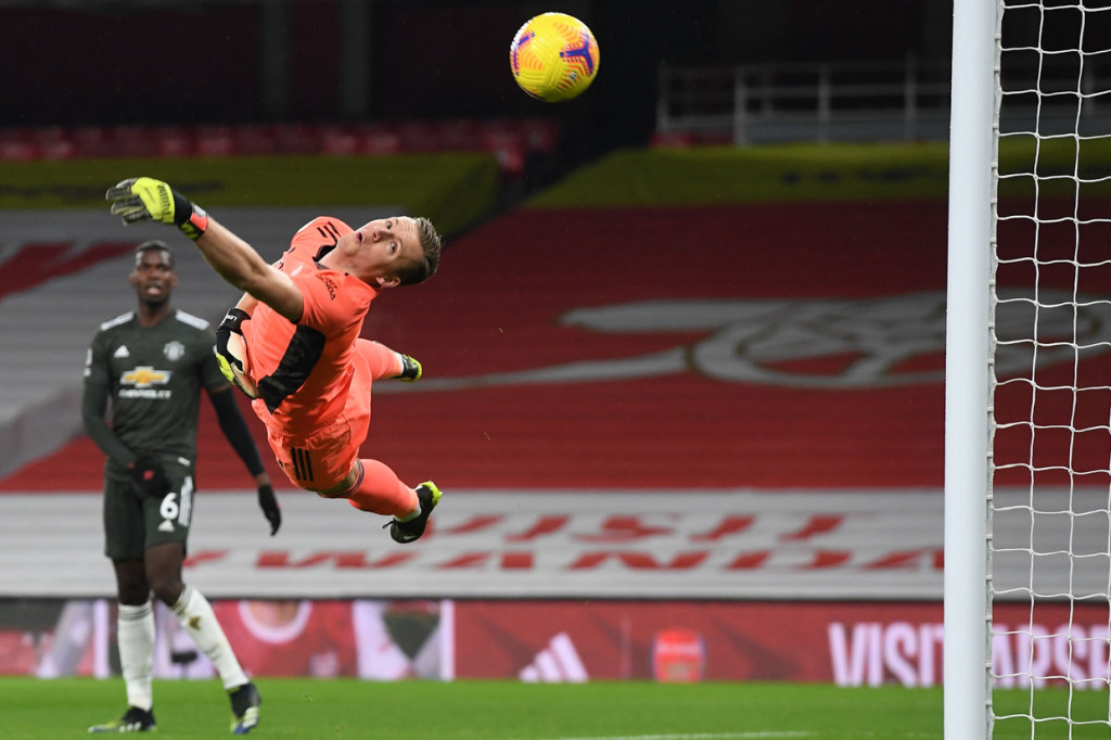 Tapi, tuan rumah membuat 17 attempts, sementara MU punya 14 attempts dengan kedua tim membuat tiga tembakan tepat sasaran. AFP Photo/Andy Rain