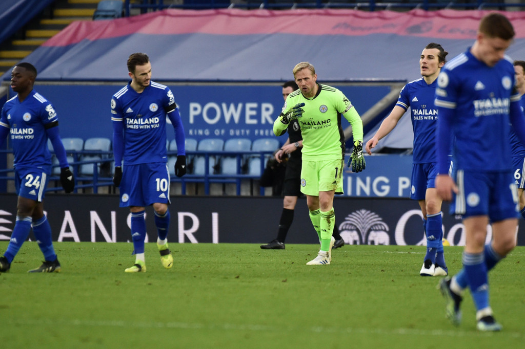 Duel Leicester vs Leeds United yang digelar di Stadion King Power, Minggu, 31 Januari 2021, malam WIB, berakhir 3-1 untuk kemenangan tim tamu. AFP Photo/Rui Vieira