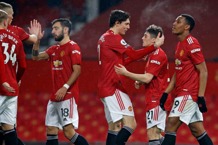 Kemenangan itu membuat MU tetap berada di peringkat kedua klasemen sementara dengan mengoleksi 44 poin, menyamai pemuncak Manchester City, tetapi kalah selisih gol