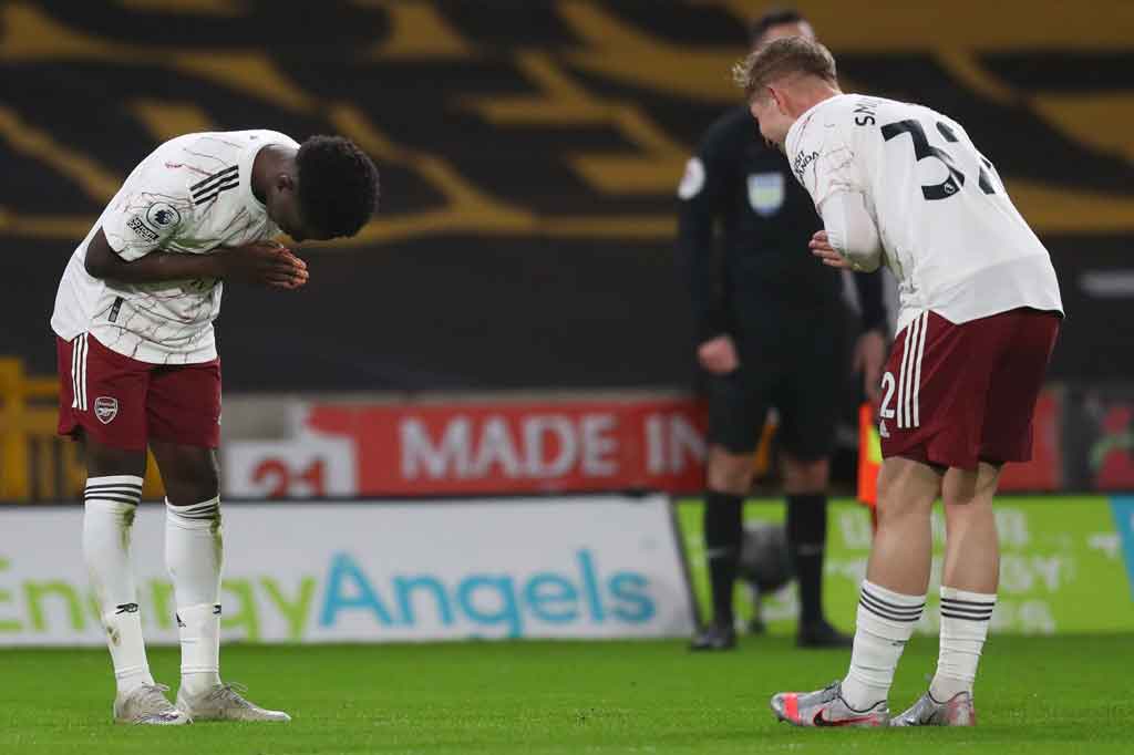 Pada menit kedelapan, Saka akhirnya menjebol gawang tuan rumah, tetapi gol itu dianulir karena Alexandre Lacazette sudah lebih dulu offside saat proses serangan terjadi.