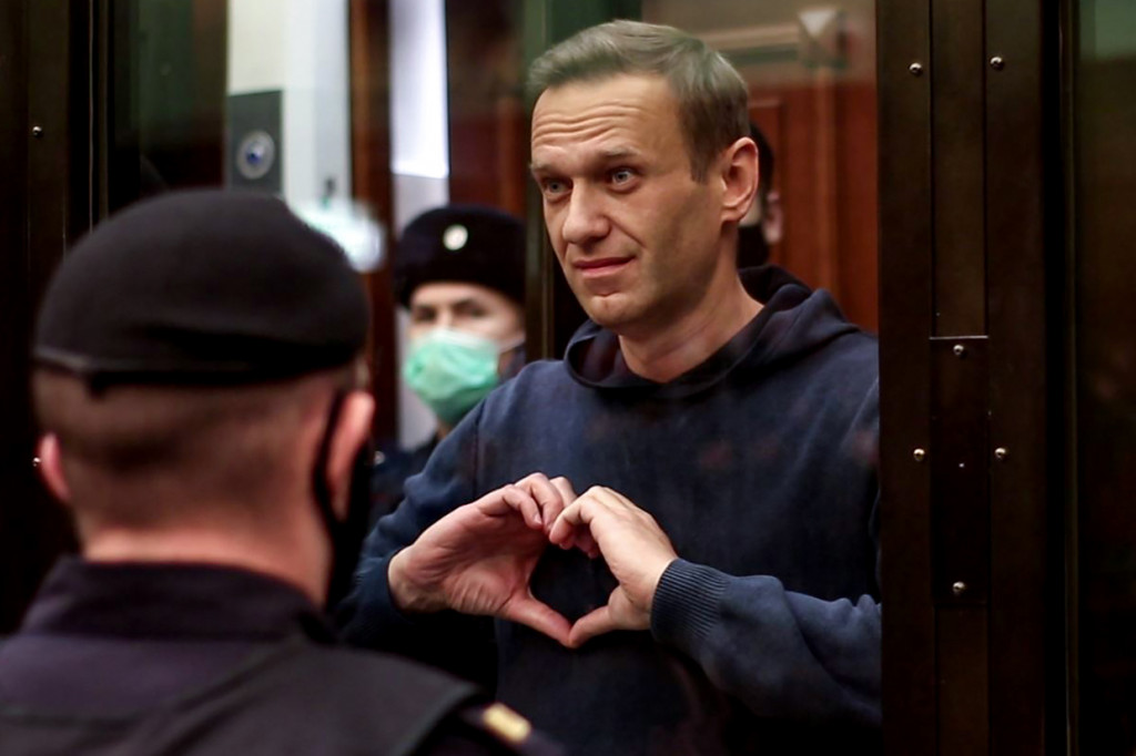 Hakim di Rusia menjatuhkan hukuman 3,5 tahun penjara terhadap Alexei Navalny, tokoh oposisi yang aktif mengkritik Presiden Rusia Vladimir Putin. AFP Photo/Moscow City Court press servic