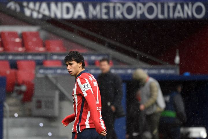 Joao Felix jadi pemain Atletico Madrid ketiga yang dipastikan absen di laga melawan Celta Vigo karena virus korona. AFP Photo/Oscar Del Pozo
