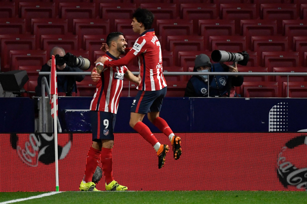 Joao Felix sejauh ini sudah tampil 25 kali bersama Atletico Madrid di semua kompetisi. Penyerang berusia 21 tahun itu menyumbang sembilan gol dan lima assist. AFP Photo/Pierre-Philippe Marcou