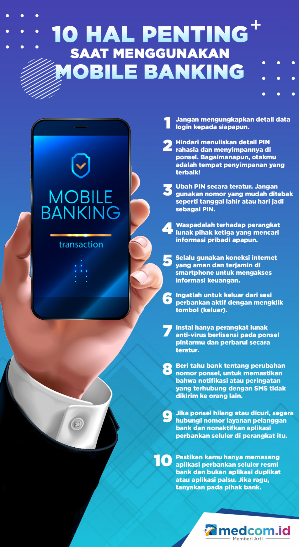 10 Hal Penting saat Menggunakan Mobile Banking
