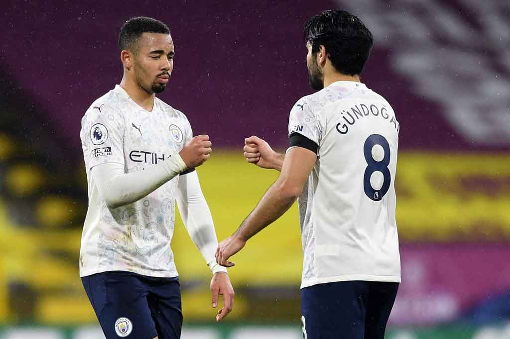 Kemenangan tersebut membuat City kini memetik sembilan kemenangan beruntun dalam rentetan 13 pertandingan tak terkalahkan demi memantapkan posisi mereka di puncak klasemen dengan koleksi 47 poin. Sedangkan Burnley (22), yang menelan kekalahan ketiga dalam lima pertandingan terakhirnya tertahan di urutan ke-16.