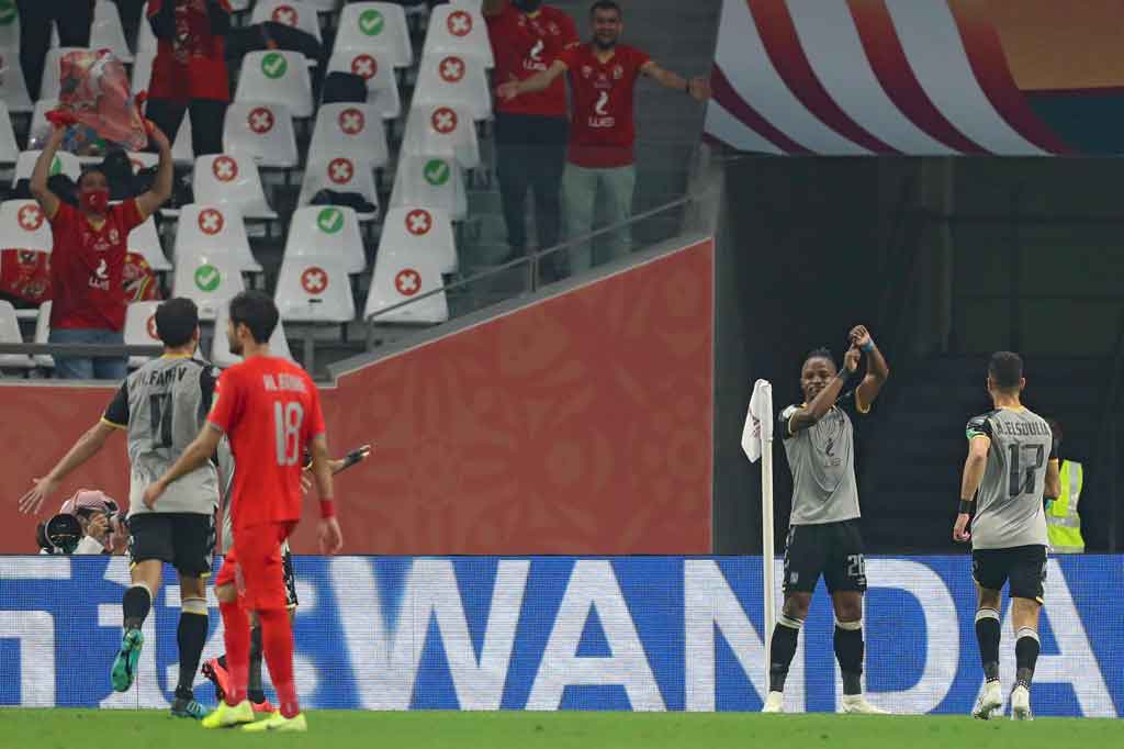 Bwalya kemudian mengemas gol kedua Al Ahly, namun ia telah terlebih dahulu berada dalam posisi offside.