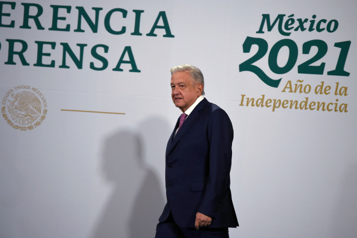 Presiden Meksiko, Andres Manuel Lopez Obrador, mengatakan tidak akan memakai masker setelah sembuh dari Covid-19, Senin, 8 Februari 2021, waktu setempat. 