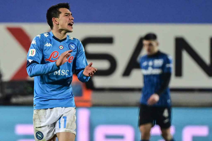 Pada menit ke-53 Napoli berhasil memperkecil ketertinggalan lewat Hirving Lozano. Sepakan pertama penyerang asal Meksiko itu dapat diblok kiper Pierluigi Gollini, namun ia sigap bergerak untuk menyambar bola pantul dan mengonversinya menjadi gol. Skor menjadi 2-1.