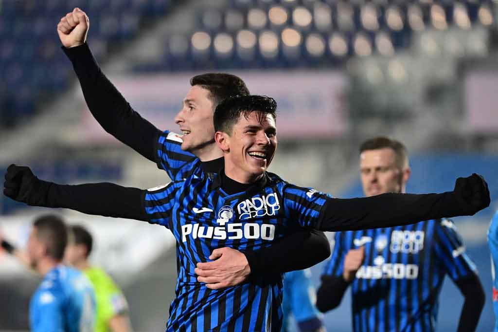 Atalanta bereaksi dengan kembali menebar ancaman lewat Josip Ilicic dan Pessina yang memaksa kiper Ospina melakukan penyelamatan. Namun Pessina  akhirnya berhasil melengkapi kemenangan timnya menjadi 3-1 berkat gol keduanya setelah melewati dua pemain bertahan lawan, sebelum  mencungkil bola melewati kiper Napoli.