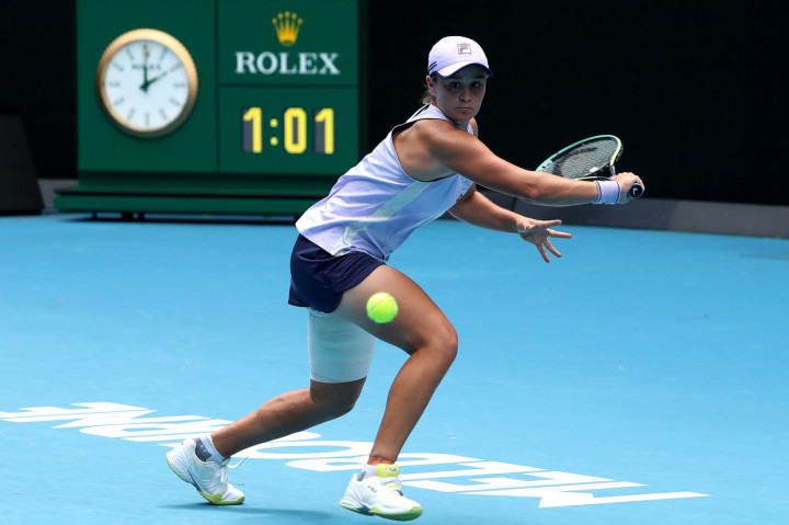 Barty menyudahi pertandingan dengan skor 6-1, 7-6 (9/7), di Rod Laver Arena, Melbourne.
