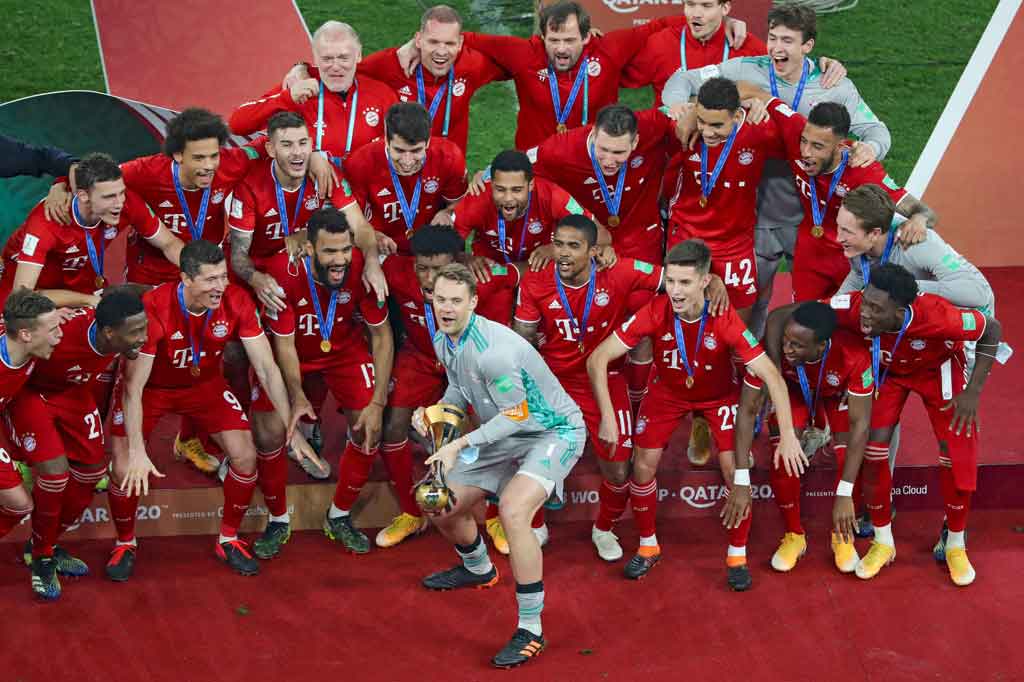 Bayern Muenchen merebut gelar juara Piala Dunia Antarklub. Keberhasilan tersebut berkat kemenangan 1-0 atas Tigres pada pertandingan final yang dimainkan di Stadion Education City, Al Rayyan, Qatar, Jumat, 12 Februari 2021 dini hari WIB. Gol tunggal Die Roten dicetak oleh Benjamin Pavard.