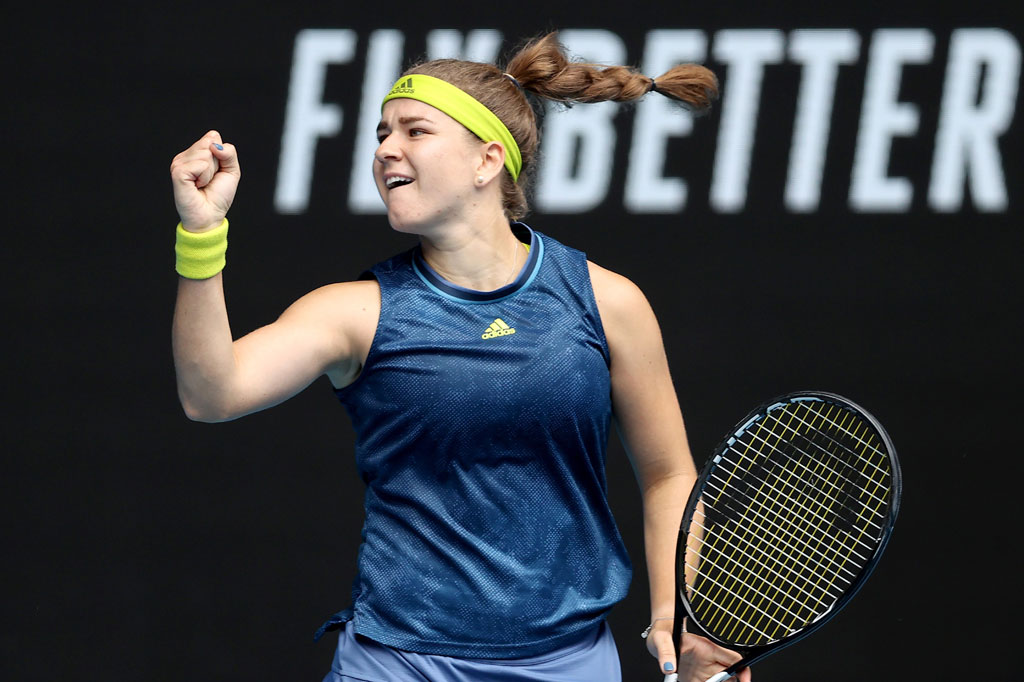 Muchova, peringkat 27 dunia, selanjutnya akan menghadapi pemenang antara Belinda Bencic dari Swiss atau Elise Mertens dari Belgia untuk memperebutkan tempat di perempat final.