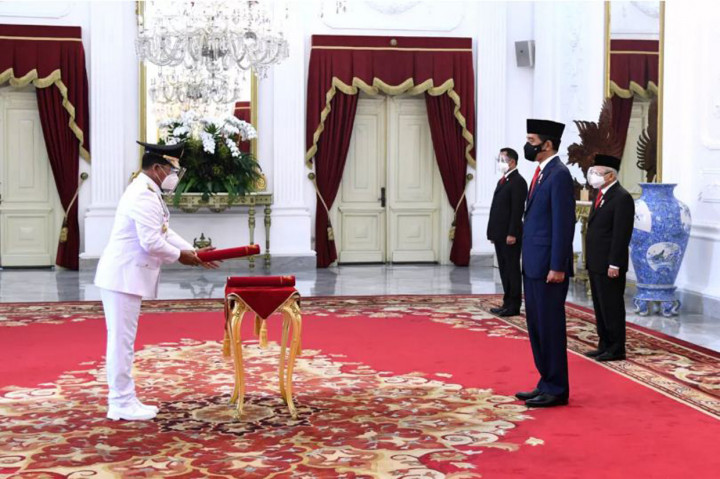 Pelantikan kepala daerah ini secara resmi tertuang dalam Keputusan Presiden Nomor 19/p sampai 21/p 2021 tentang Pengesahan dan Pengangkatan Gubernur Wakil Gubernur Kaltara dan Sulut masa jabatan 2021-2024.